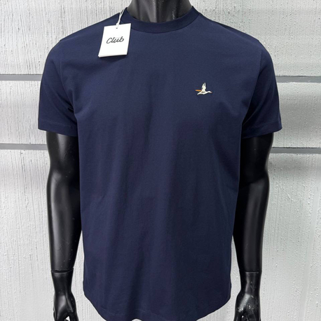 Bmn Club Kuş Nakışlı Lacivert T-shirt