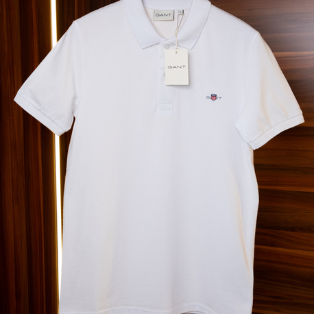 Gant Beyaz Polo Yaka T-Shirt
