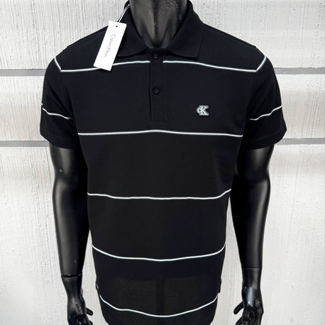 Calvn Klein Yeni Sezon Siyah Polo Yaka T-Shirt