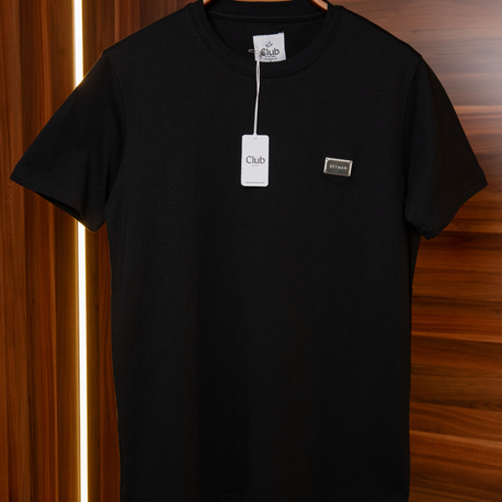 Bmn Club Metal Logo Siyah T-Shirt