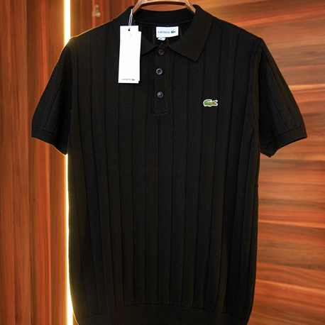 Lcst Siyah Polo Yaka Triko