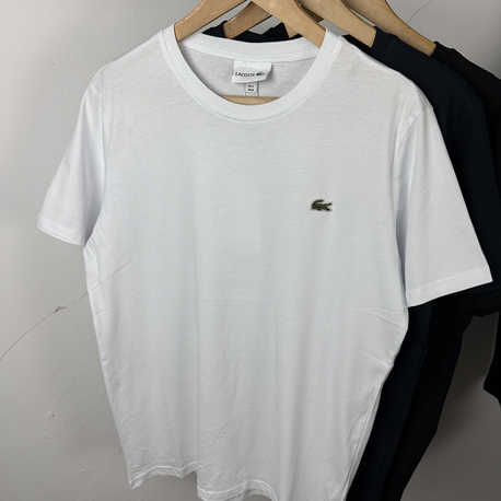 Timsah basic beyaz unisex tişört