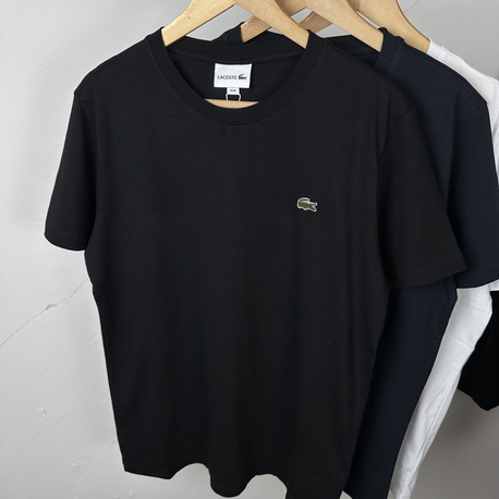 Timsah basic siyah unisex tişört