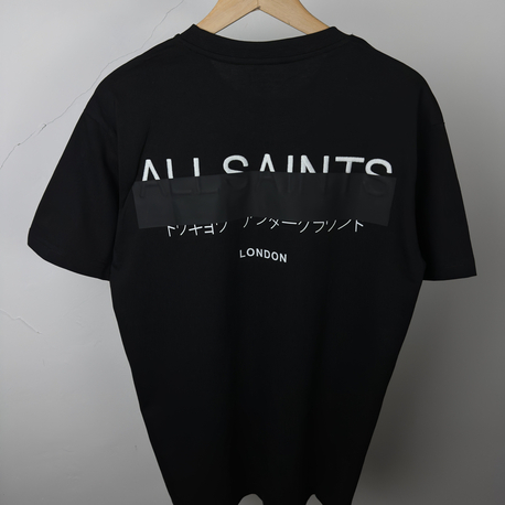 AllSaints siyah rahat kalıp tişört