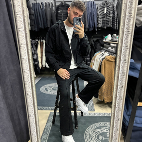 Hırkalı oversize takım