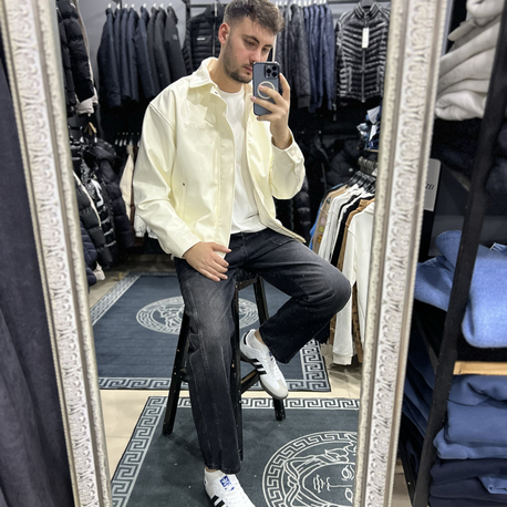 Oversize Deri Ceket