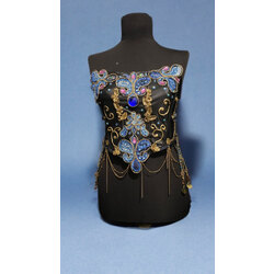 Sapphire Monarch Corset