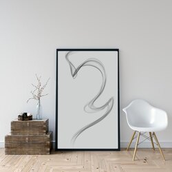 Brush Tablo Print 