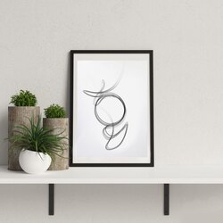 Brush Tablo Print