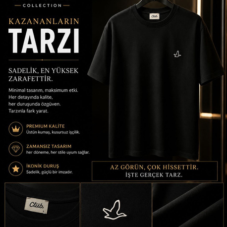 Beymen Club Siyah premium tişört