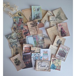 32 Parçalık Scrapbook Kağıt Seti