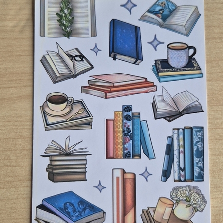 Kitap Sticker Sayfası