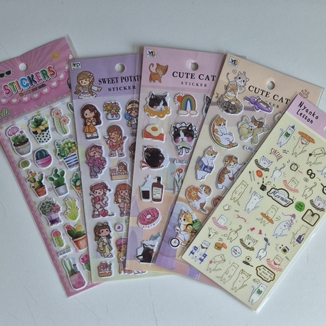 Kabartmalı Stickerlar