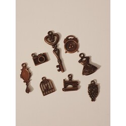 Vintage Mini Journal Charm