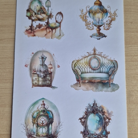 Mavi Sticker Sayfası