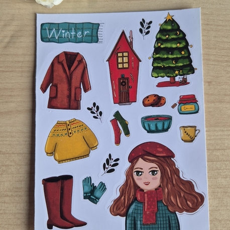 Kış Sticker 