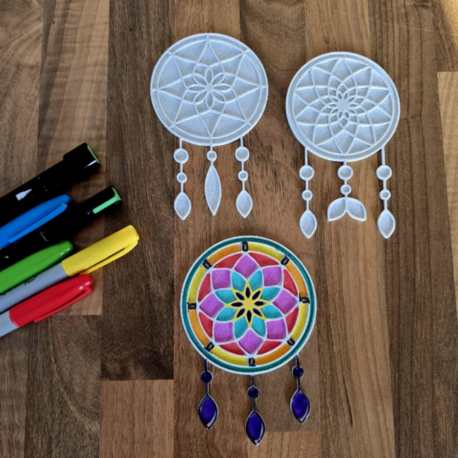  3D Baskı Rüya Kapanı – Kendin Boya Seti