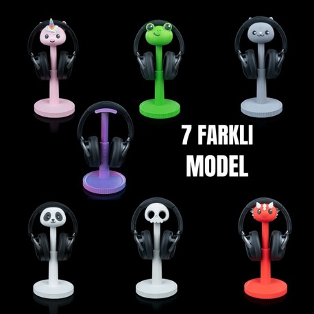 3D Baskı Kulaklık Tutucu | 7 Farklı Model