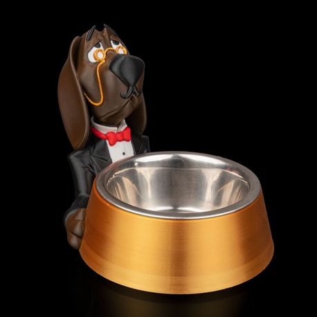  Zarif Köpek Mama Kabı | Şık Tasarımlı 3D Baskı Stand
