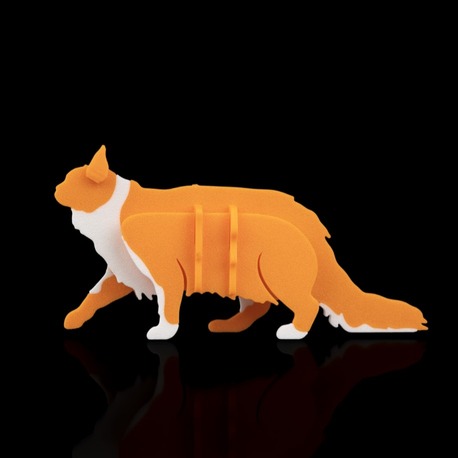   Maine Coon Kedi 3D Maket | Koleksiyonluk Figür