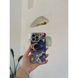 Çiçekli Parlak Telefon Kabı