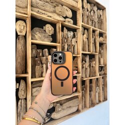 Siyah Hologramlı Mag Safe'li Telefon Kabı