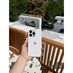 Cam Lansman Beyaz Telefon Kabı