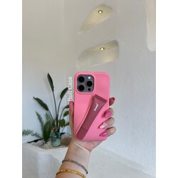 Lip Balm Pembe Renkli Telefon Kabı
