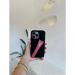 Lip Balm Siyah Renkli Telefon Kabı