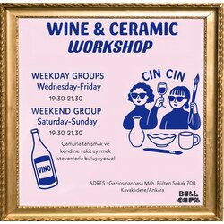 WINE&CERAMIC CUMARTESİ(7 haziran)