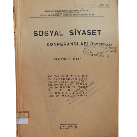 SOSYAL SİYASET KONFERANSLARI