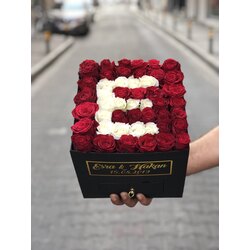 Kişiye Özel Kutuda Güller