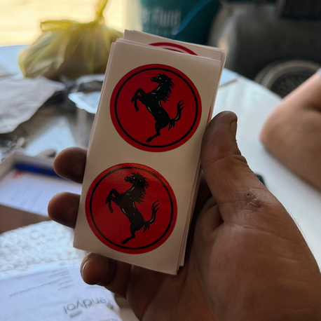 Reflektör Sticker Kırmızı