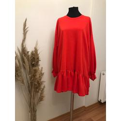 Kırmızı Sweat Elbise