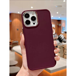 Bordo Telefon Kılıfı  ( iphone 11 )