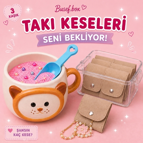 3 Kaşık Takı Kesesi