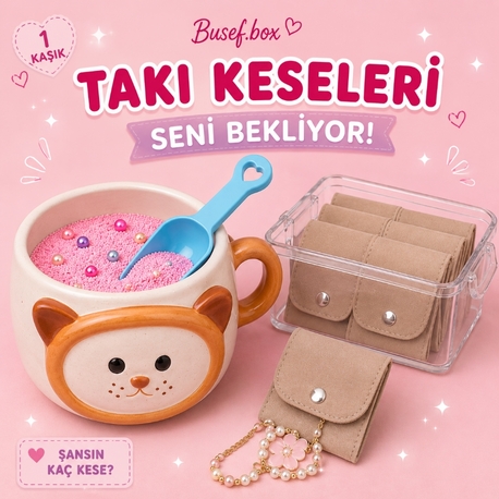 1 Kaşık Takı Kesesi