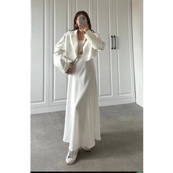 ZARA ETİKETLİ SATEN YAZLIK ETEK