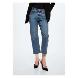 Mango Yüksek bel Düz Kesim Jean  