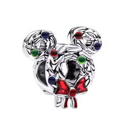Disney mickey yılbaşı çelenk pandora charm