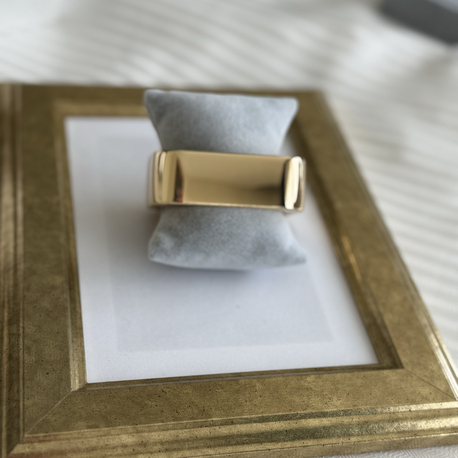 Kare gold kelepçe bileklik