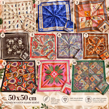 50*50 Saten Flar Premium Seri