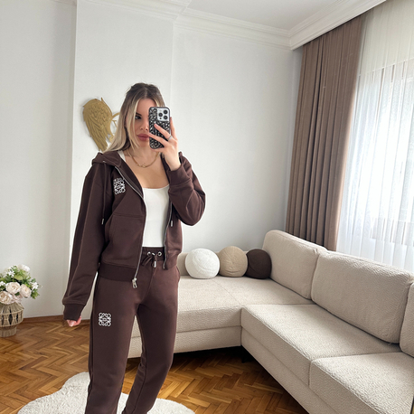 Loewe Eşofman Takımı Kahve 
