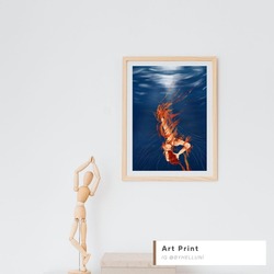 Yoga Pose,Elements,Animal Archetypes,Dragon,Sky,Life of Tree,Sea,Digital Art,Minimal Art,Aesthetic,Y