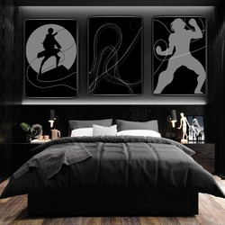 Anime,Anime Fanart,Attack on Titan,Levi,Eren,Shingeki no Kyojin,Anime Poster,Geometric,Fanart Poster