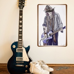 Fanart, Johnny Depp,Hollywood Vampires, Music Group Fanart,Digital Art,Watercolor,Dreams