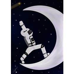 Yoga, Yoga Pose,Space,Digital Art,Minimal Art,Aesthetic,Yogi, Minimal Yoga Illustration,Astronaut,Mo