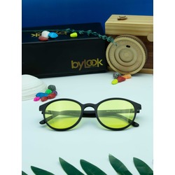 ByLook Unisex UV400 Mavi Işık Korumalı Dinlendirici Ekran Gözlüğü / BY-7043Yellow-50-17