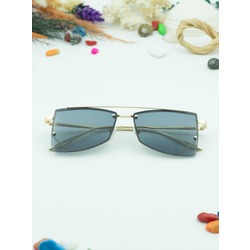 Rimless Çerçevesiz Metal Kadın Güneş Gözlüğü / Gold Black
