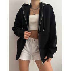 kapüşonlu oversize sweatshirt 